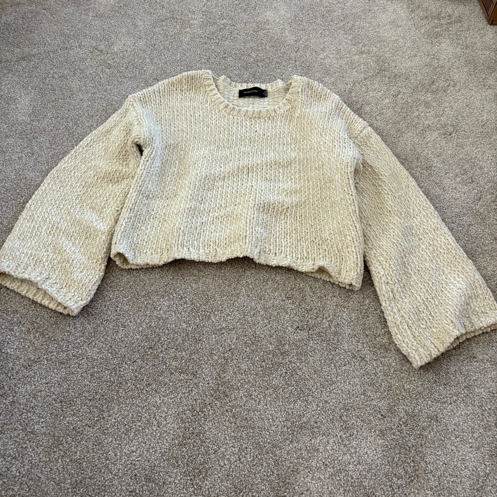 Minkpink chunky knit oversized sweater size XS